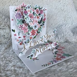 B3 3D Card Treasures Mother's Day 3D Flower Floral Pop UP Heat Bou…